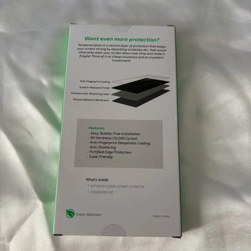 NIB: Loopy Case • iPhone 13‎ Mini Tempered Glass Screen Protector Kit